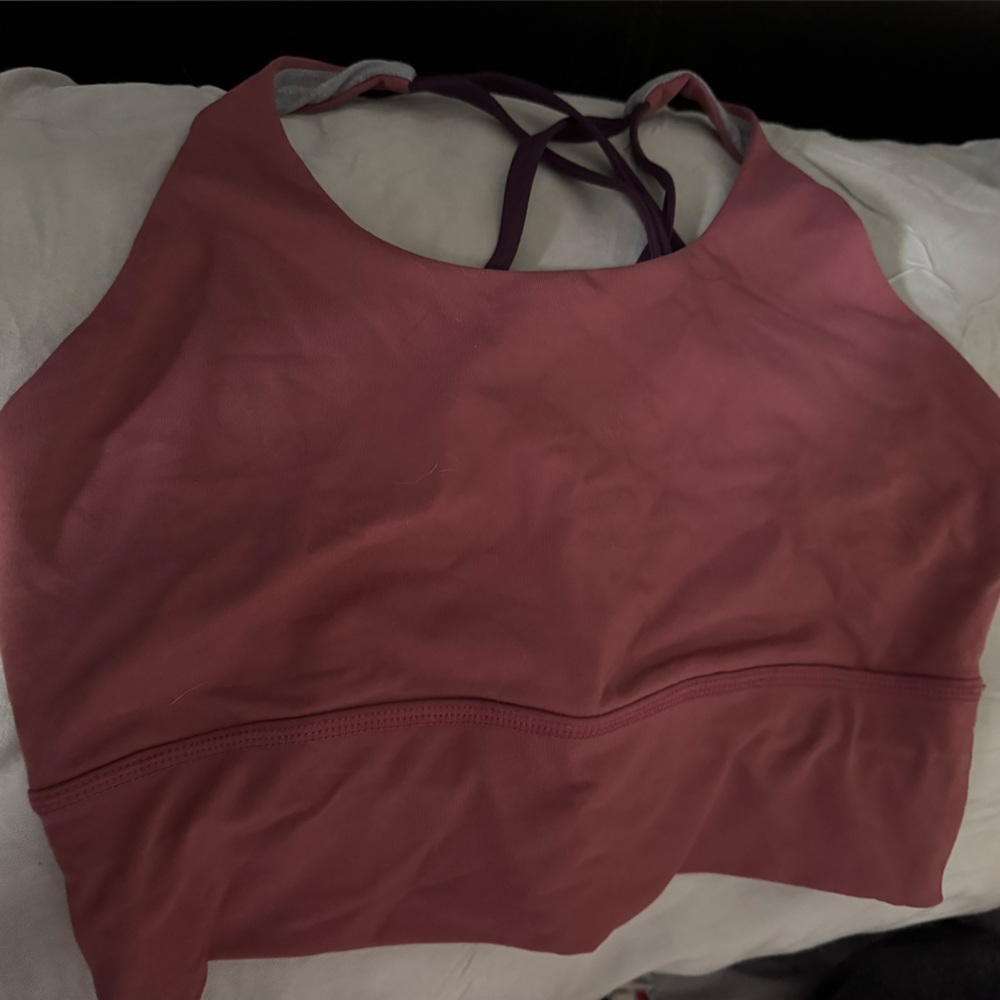 Born Primitive Pink Sports Bra Large with Strappy Back